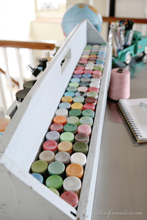 Craft Paint Storage Ideas