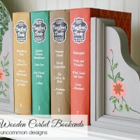 painted-wooden-corbel-bookends-uncommondesigns