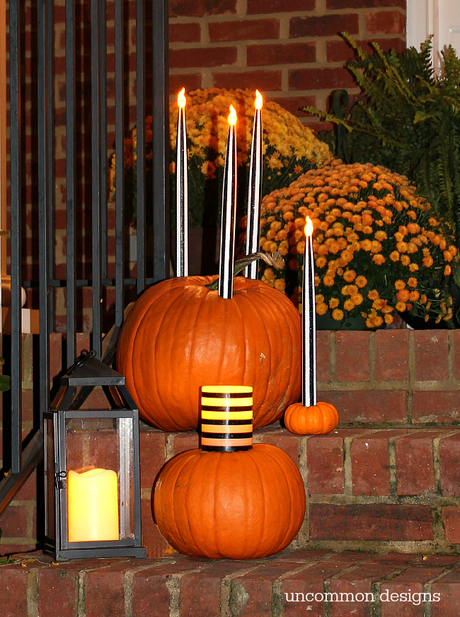 DIY Candlestick Pumpkins Designs