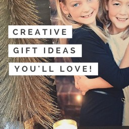 Creative gift ideas that you don't have to make! These simple ideas will light up your holidays! | Uncommon Designs