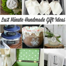 There is still time to make these adorable handmade gift ideas! There is something for everyone on your list this year! | Uncommon Designs