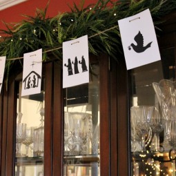 Free Printable Nativity Banner | Uncommon Designs