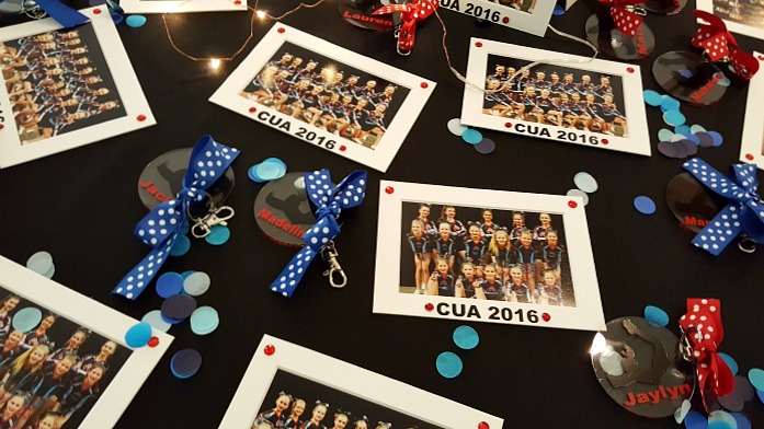 cheer banquet ideas centerpiece ideas tissue flowers and cheer bow napkins