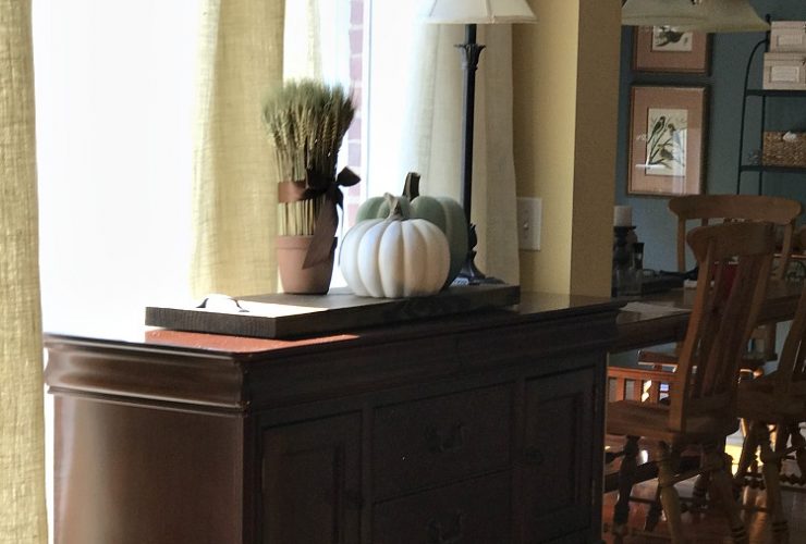 Decorate your home with a touch of fall home decor. Bring the season into your home even when it doesn't feel like it outside!