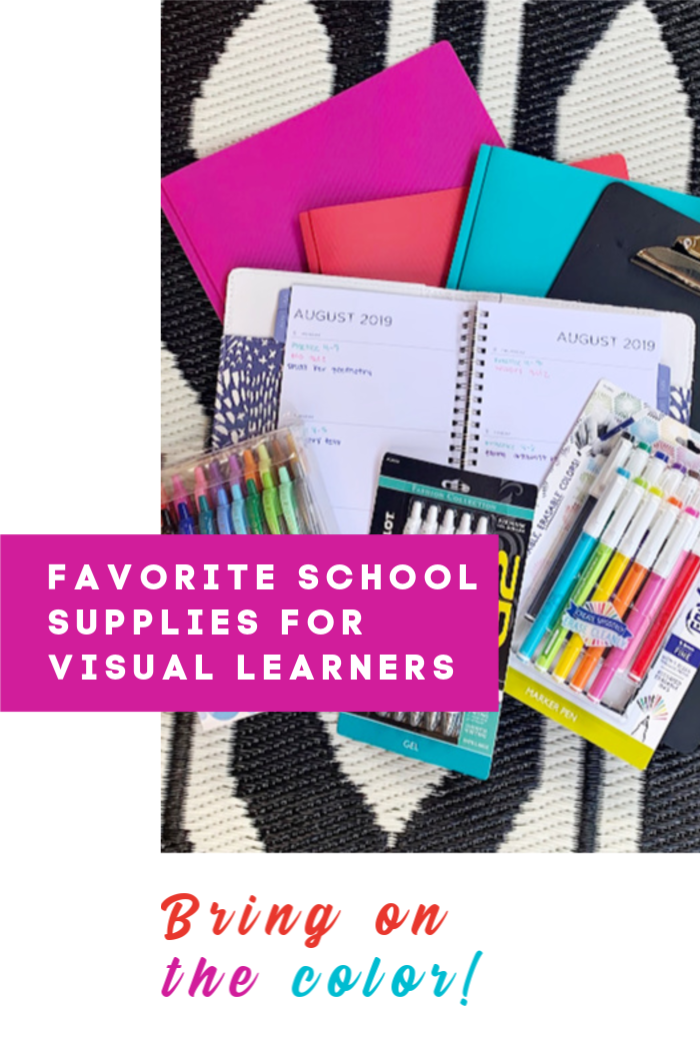 Favorite School Supplies for Visual Learners