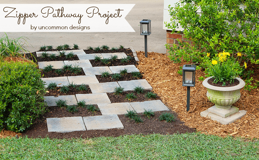 Creating A Paver Stone Zipper Pathway With Home Depot Digin