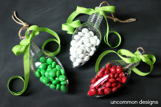 Candy Filled Ornaments