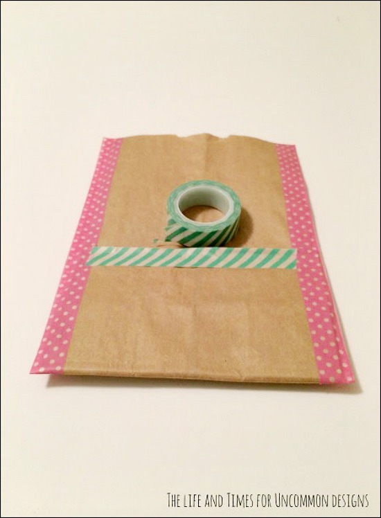 Make these simple and adorable paper bag utensil holders for your next party! They are not only so adorable, but won't break the bank! Uncommon Designs